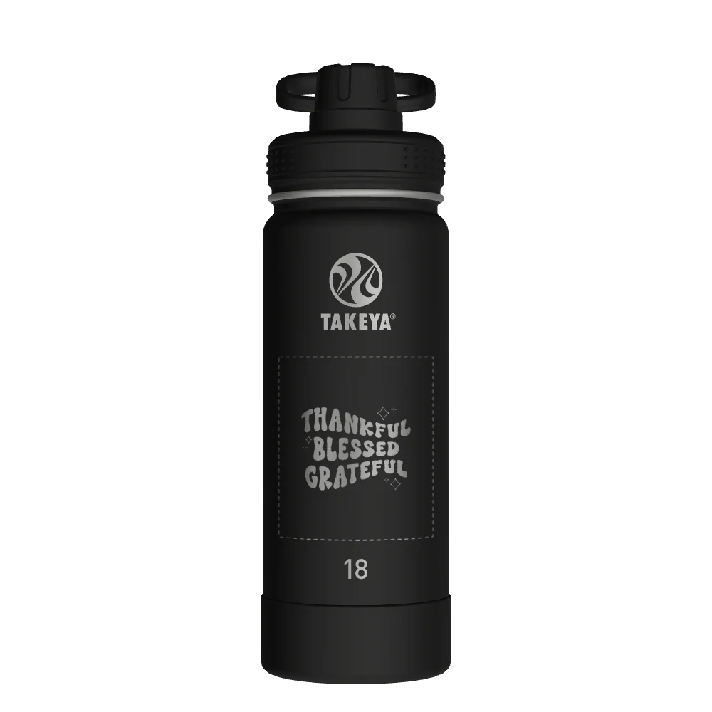 Actives Water Bottle With Spout Lid - customized