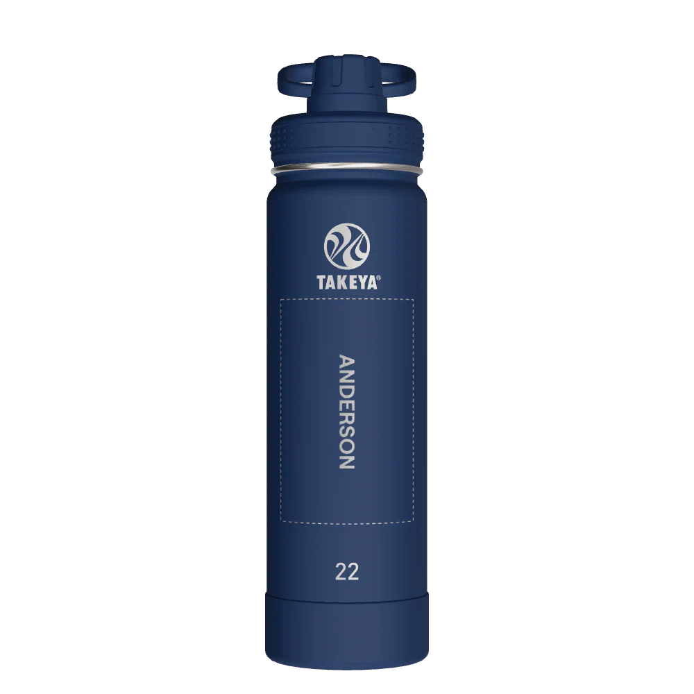 Actives Water Bottle With Spout Lid - customized