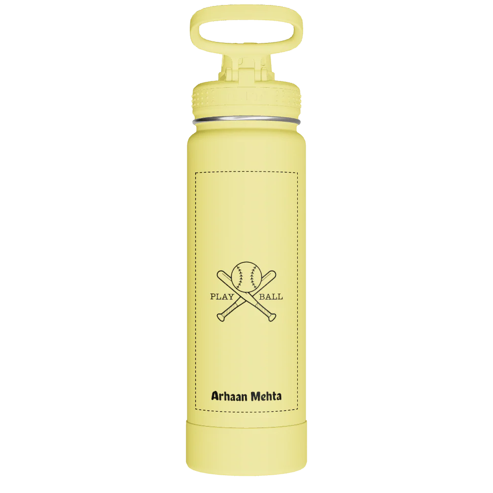 Actives Water Bottle With Spout Lid - customized - Image 2