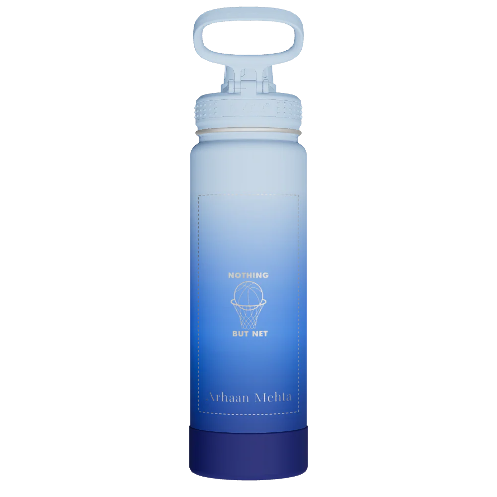 Actives Water Bottle With Spout Lid - customized - Image 2