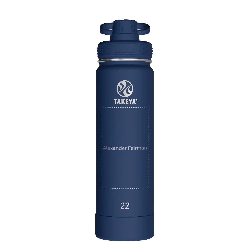 Actives Water Bottle With Spout Lid - customized