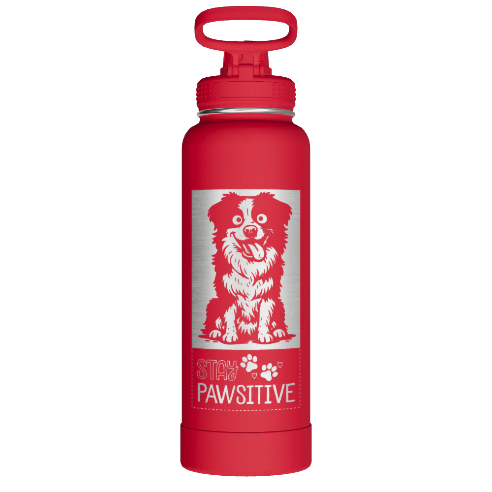 Actives Water Bottle With Spout Lid - customized - Image 2