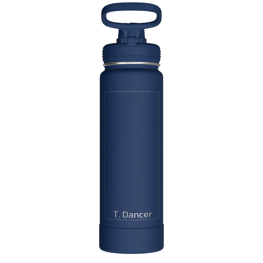 Actives Water Bottle With Spout Lid - customized - Image 2