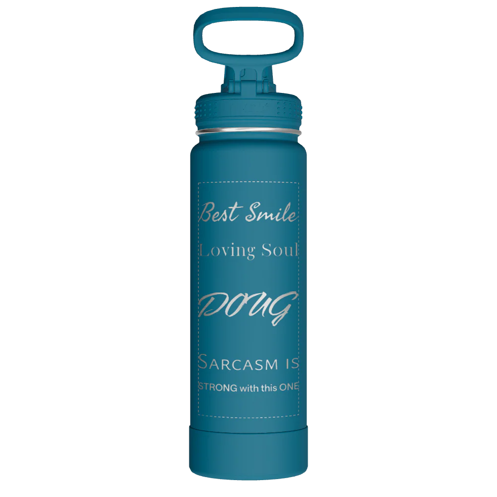 Actives Water Bottle With Spout Lid - customized - Image 2