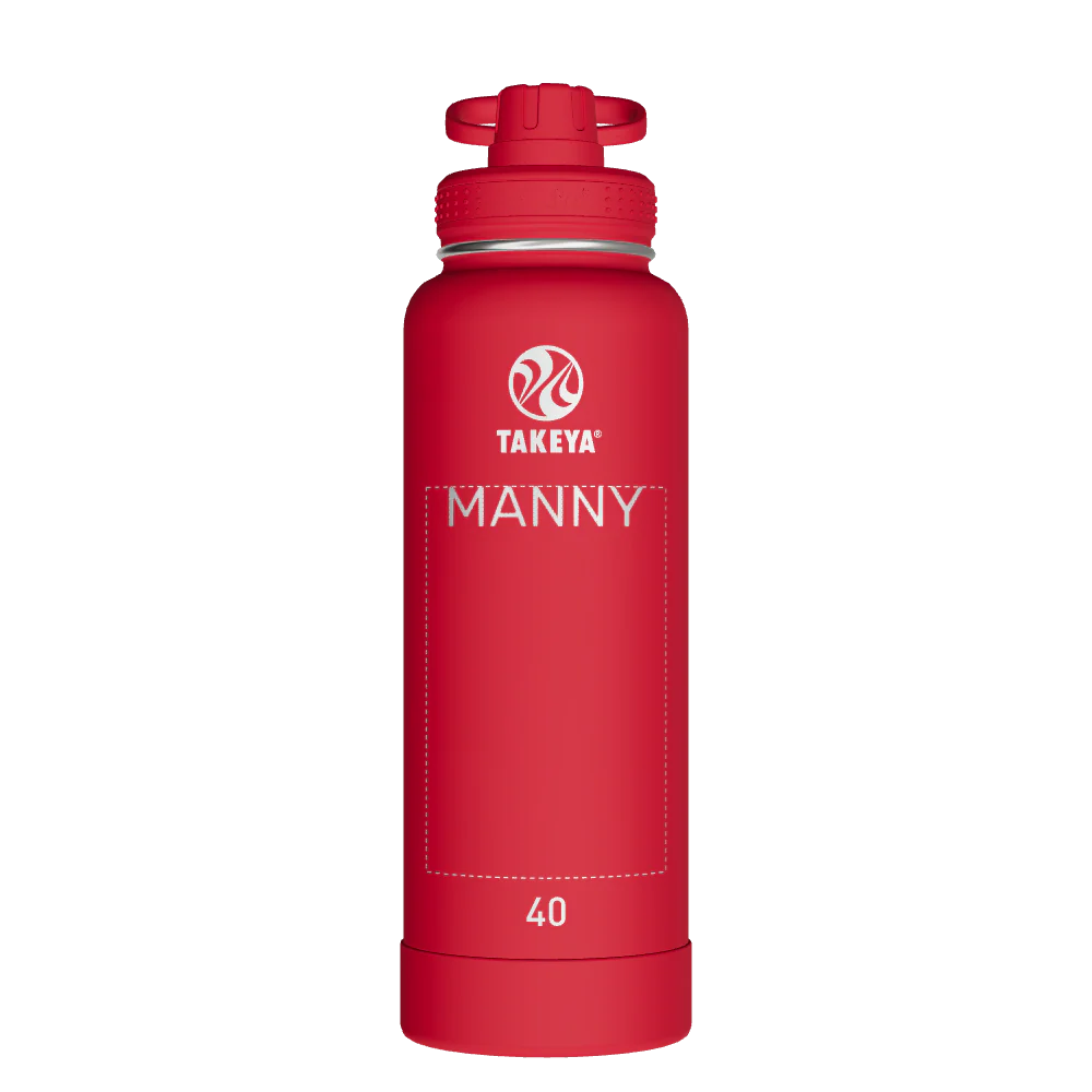 Actives Water Bottle With Spout Lid - customized