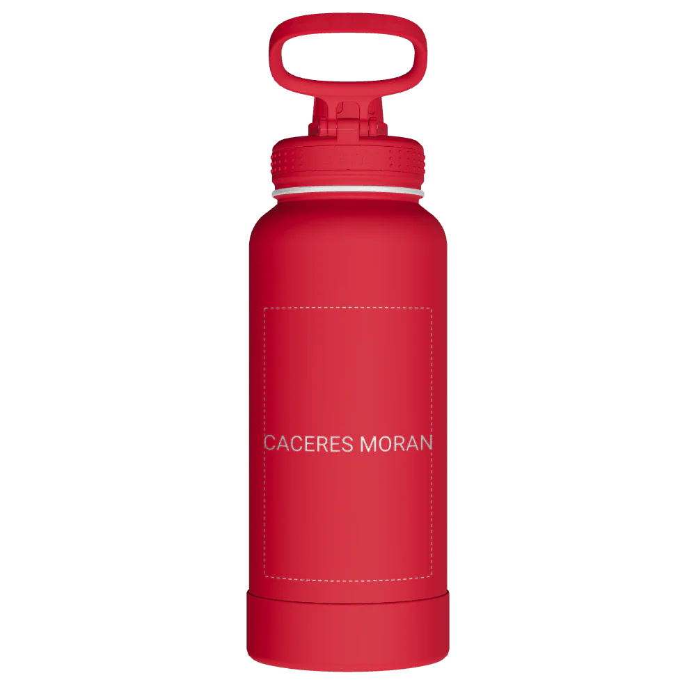 Actives Water Bottle With Spout Lid - customized - Image 2