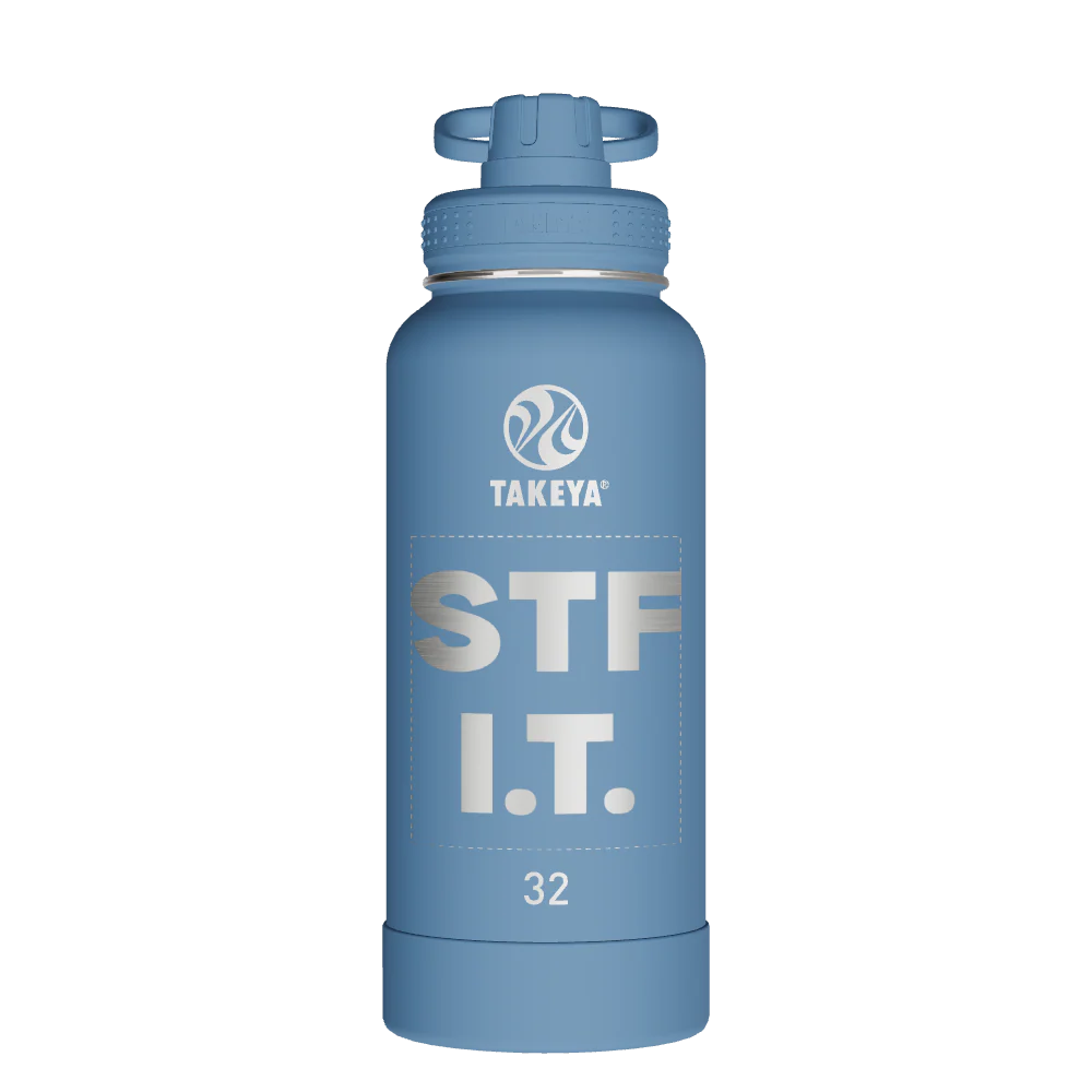 Actives Water Bottle With Spout Lid - customized