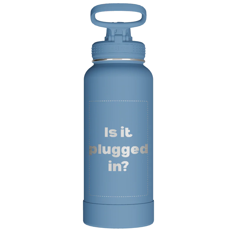 Actives Water Bottle With Spout Lid - customized - Image 2