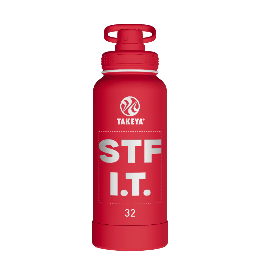 Actives Water Bottle With Spout Lid - customized