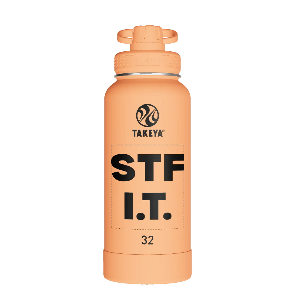 Actives Water Bottle With Spout Lid - customized