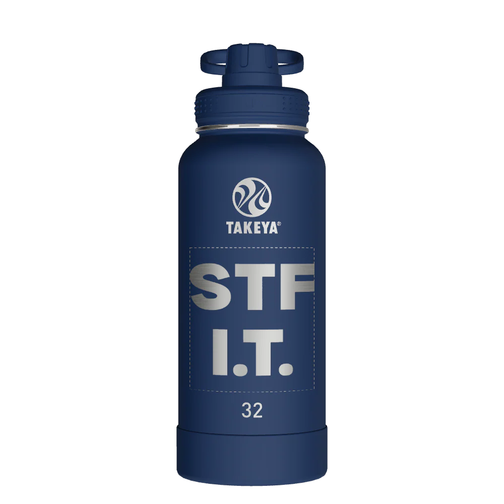 Actives Water Bottle With Spout Lid - customized