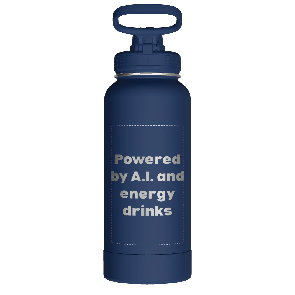Actives Water Bottle With Spout Lid - customized - Image 2