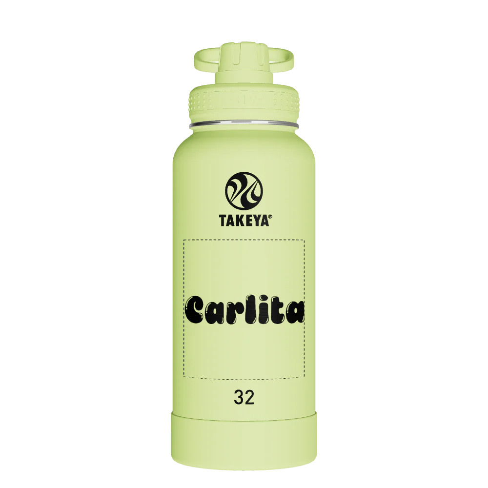 Actives Water Bottle With Spout Lid - customized