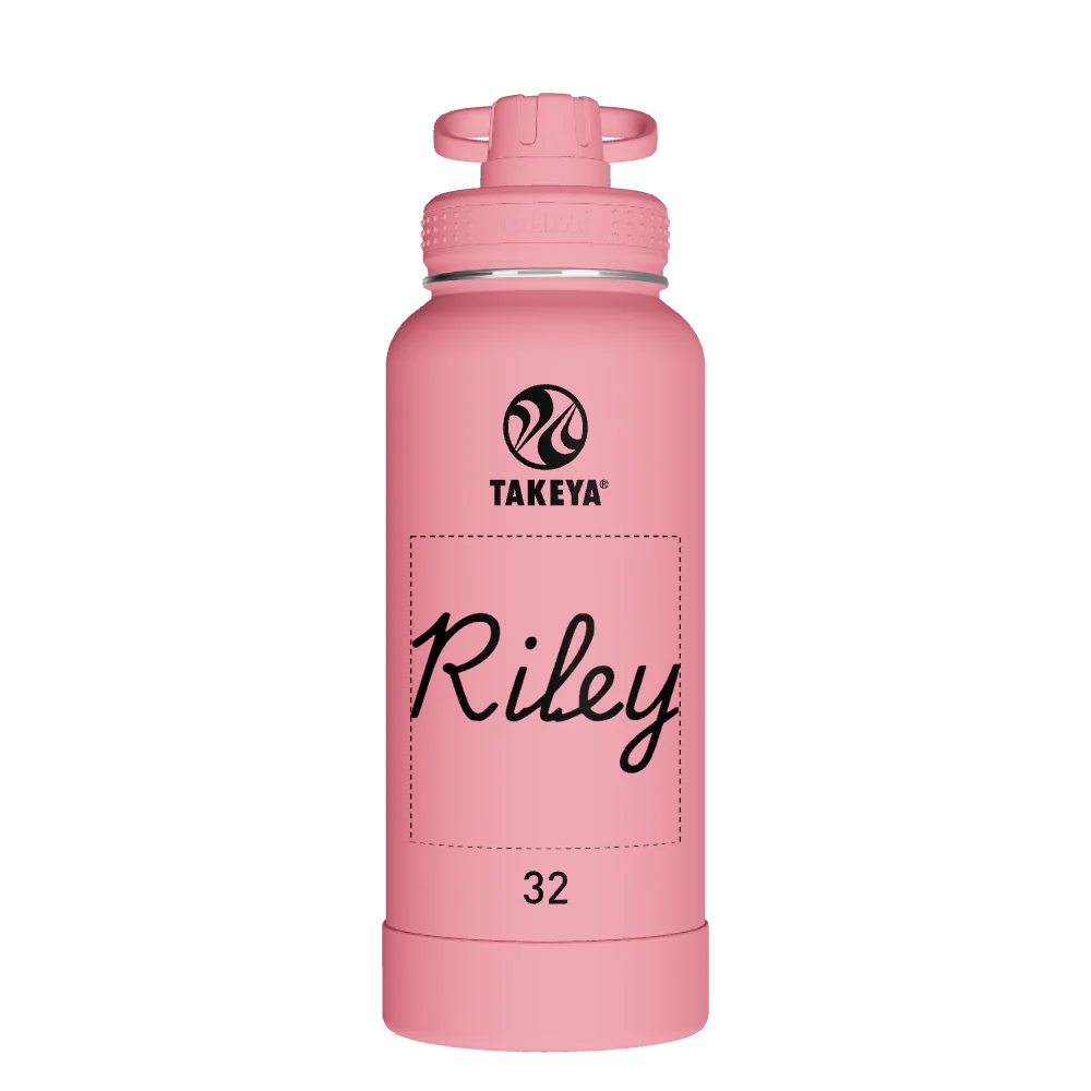 Actives Water Bottle With Spout Lid - customized