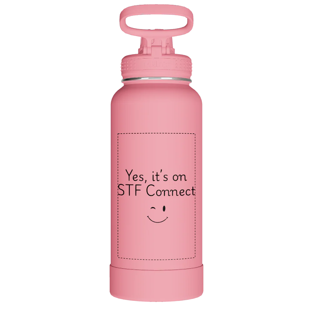Actives Water Bottle With Spout Lid - customized - Image 2