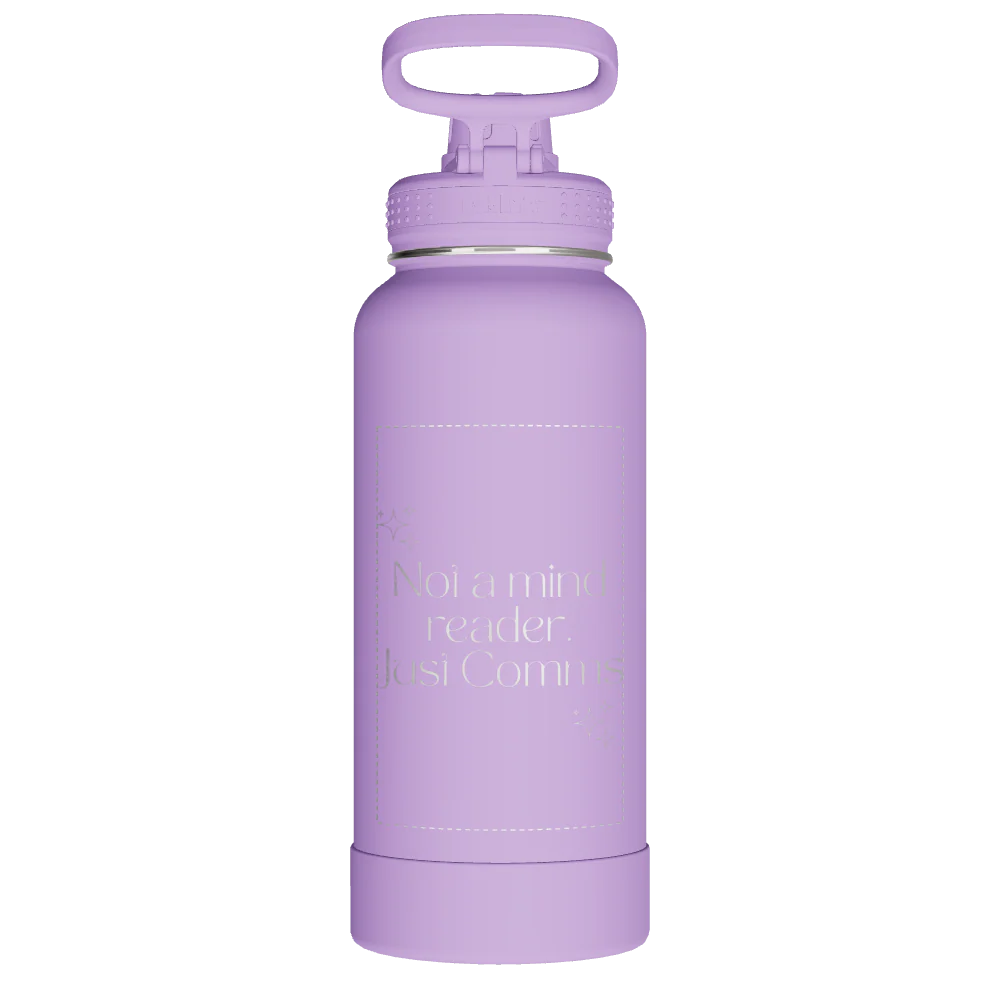 Actives Water Bottle With Spout Lid - customized - Image 2