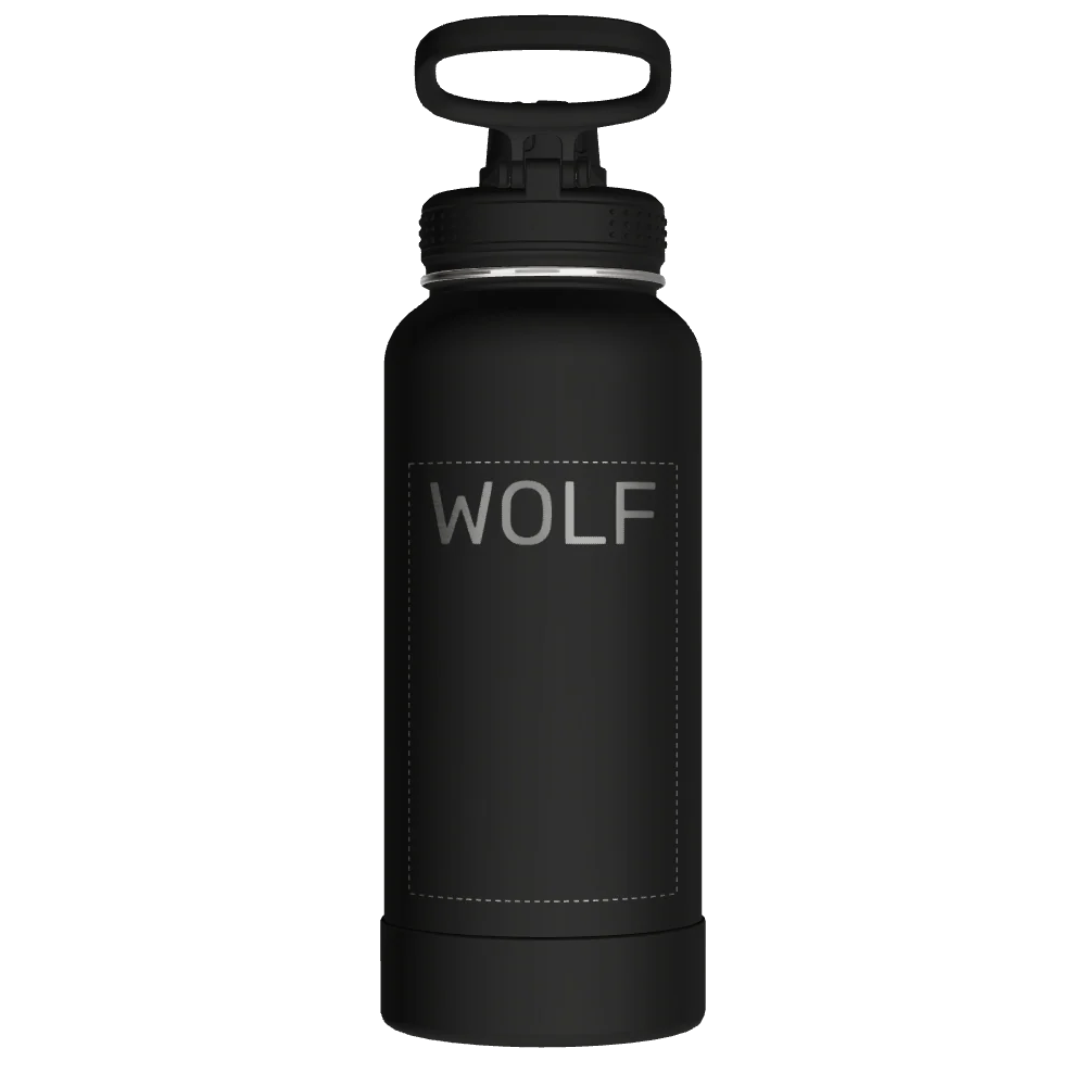 Actives Water Bottle With Spout Lid - customized - Image 2