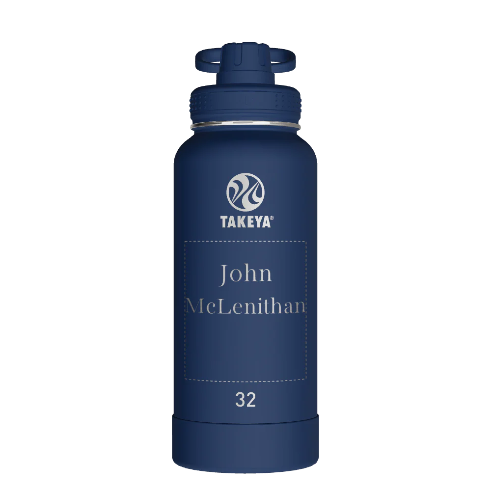 Actives Water Bottle With Spout Lid - customized