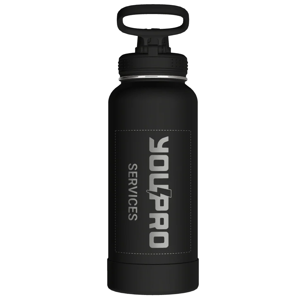 Actives Water Bottle With Spout Lid - customized - Image 2