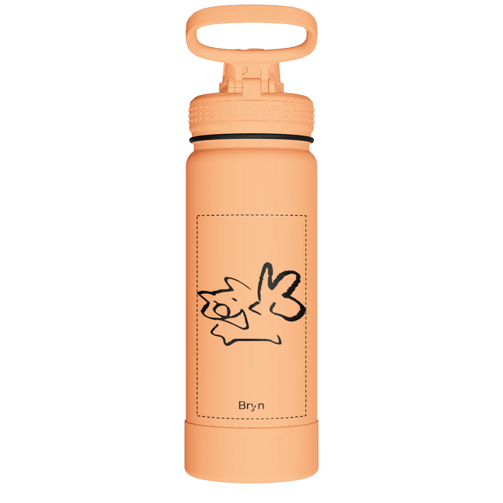 Actives Water Bottle With Spout Lid - customized