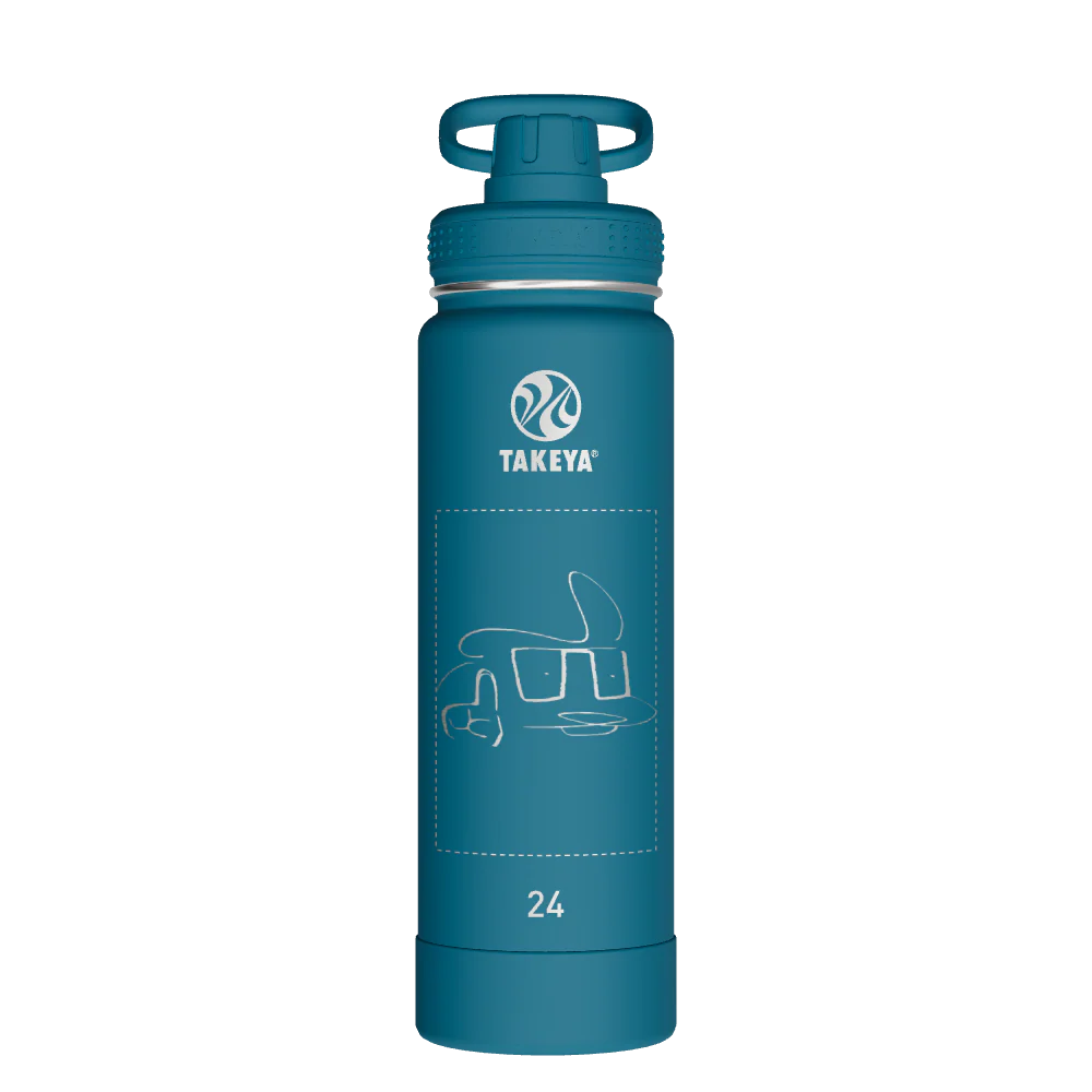 Actives Water Bottle With Spout Lid - customized