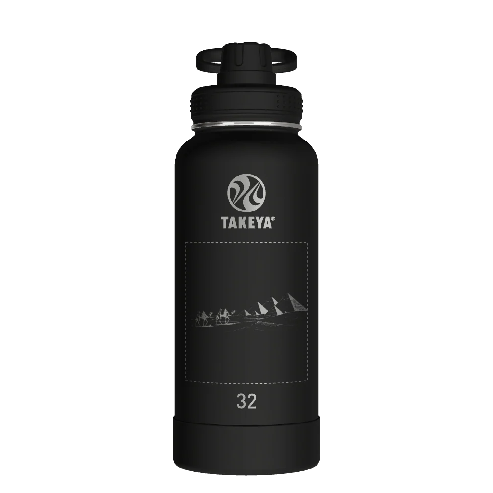 Actives Water Bottle With Spout Lid - customized