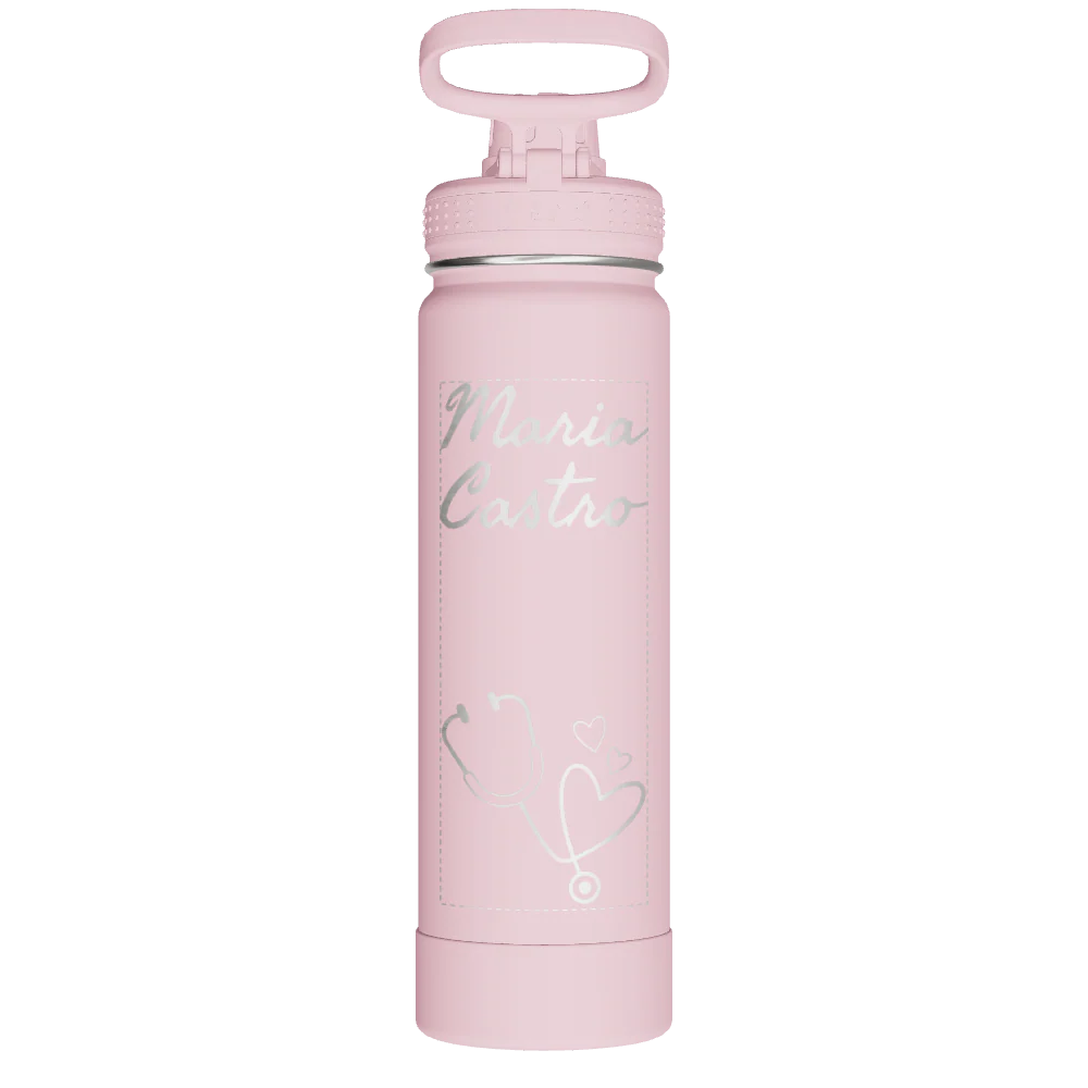 Actives Water Bottle With Spout Lid - customized - Image 2