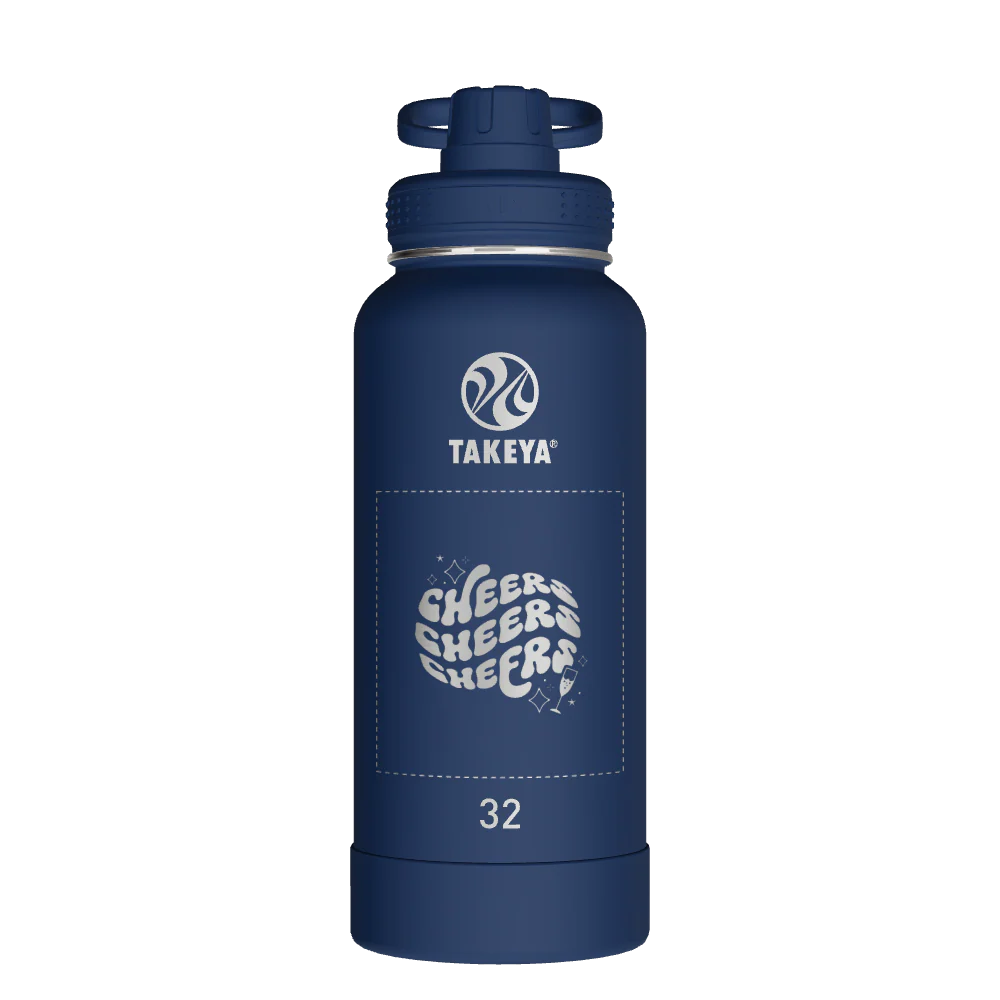 Actives Water Bottle With Spout Lid - customized