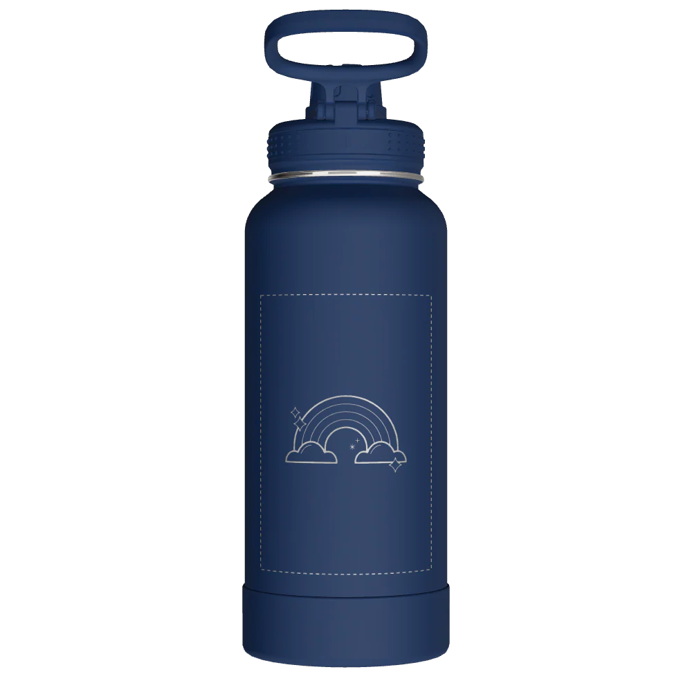 Actives Water Bottle With Spout Lid - customized - Image 2