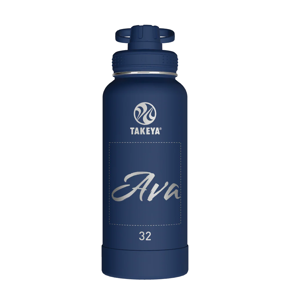 Actives Water Bottle With Spout Lid - customized