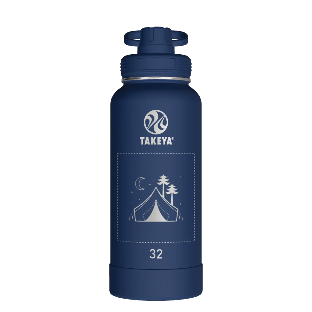 Actives Water Bottle With Spout Lid - customized