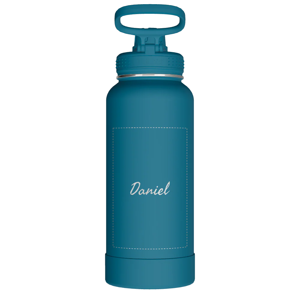 Actives Water Bottle With Spout Lid - customized - Image 2