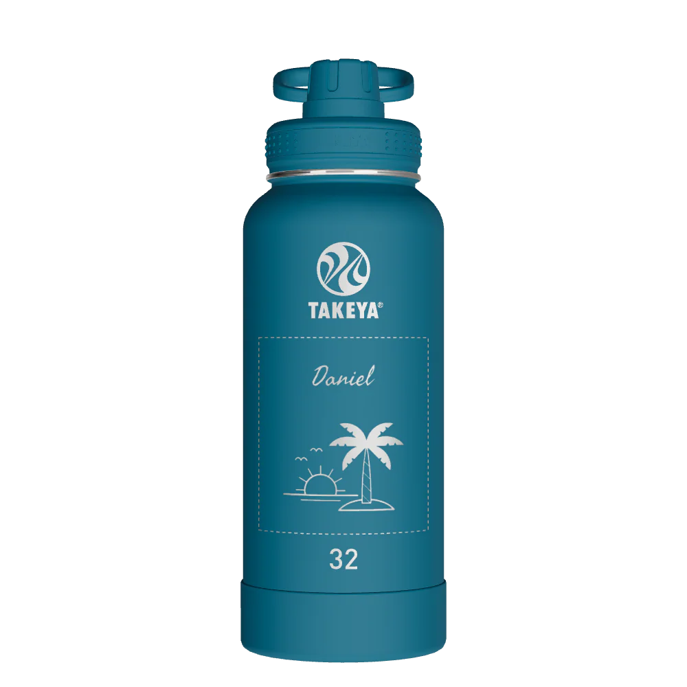 Actives Water Bottle With Spout Lid - customized