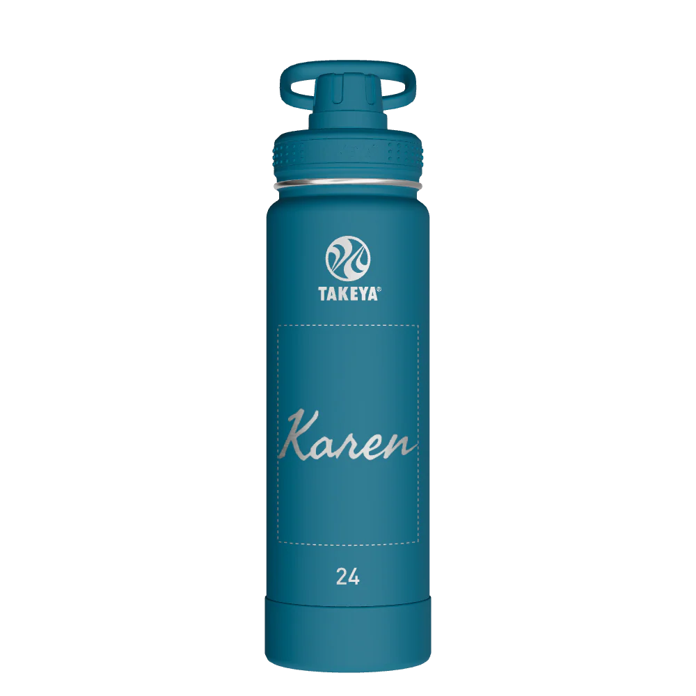 Actives Water Bottle With Spout Lid - customized
