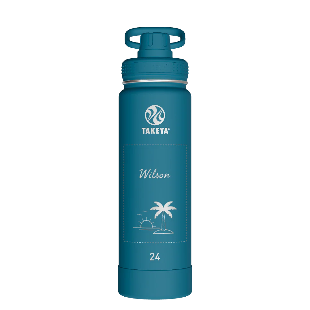 Actives Water Bottle With Spout Lid - customized