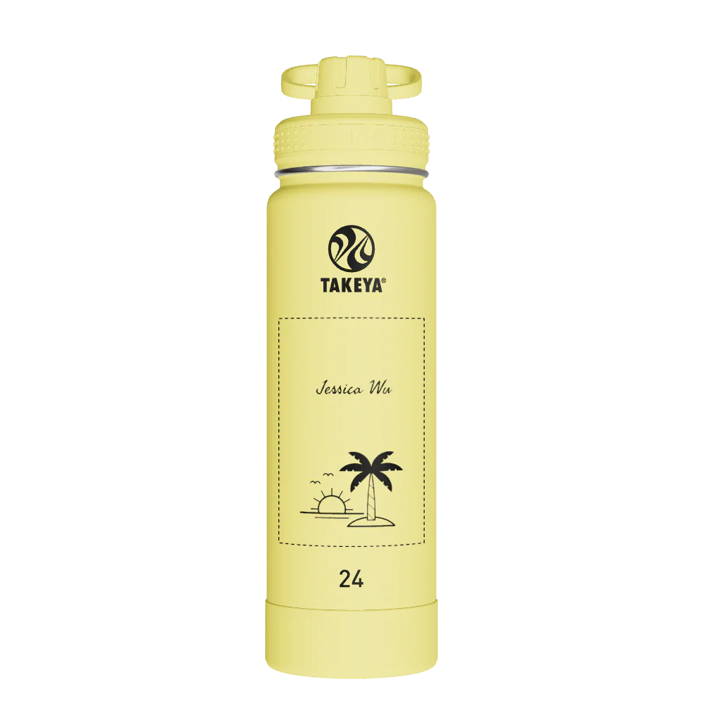 Actives Water Bottle With Spout Lid - customized