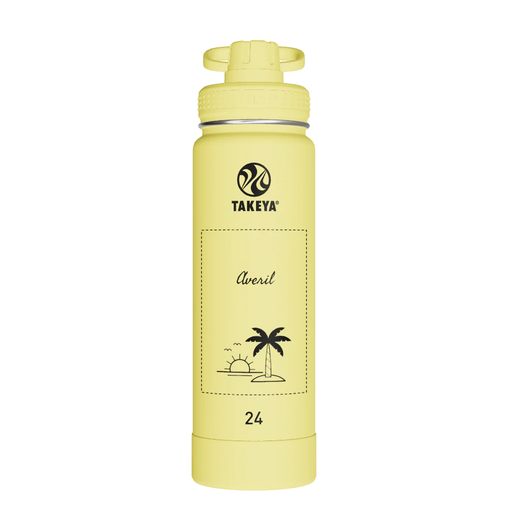 Actives Water Bottle With Spout Lid - customized