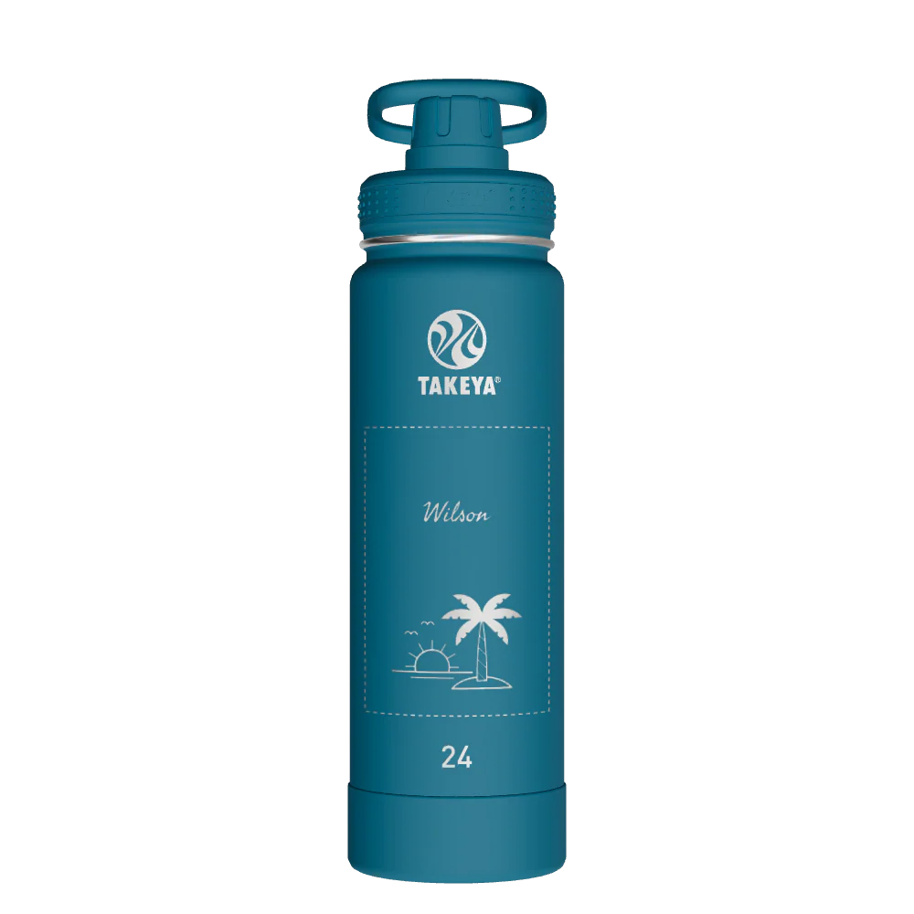 Actives Water Bottle With Spout Lid - customized
