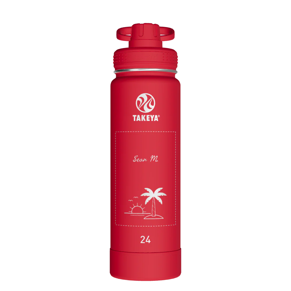 Actives Water Bottle With Spout Lid - customized