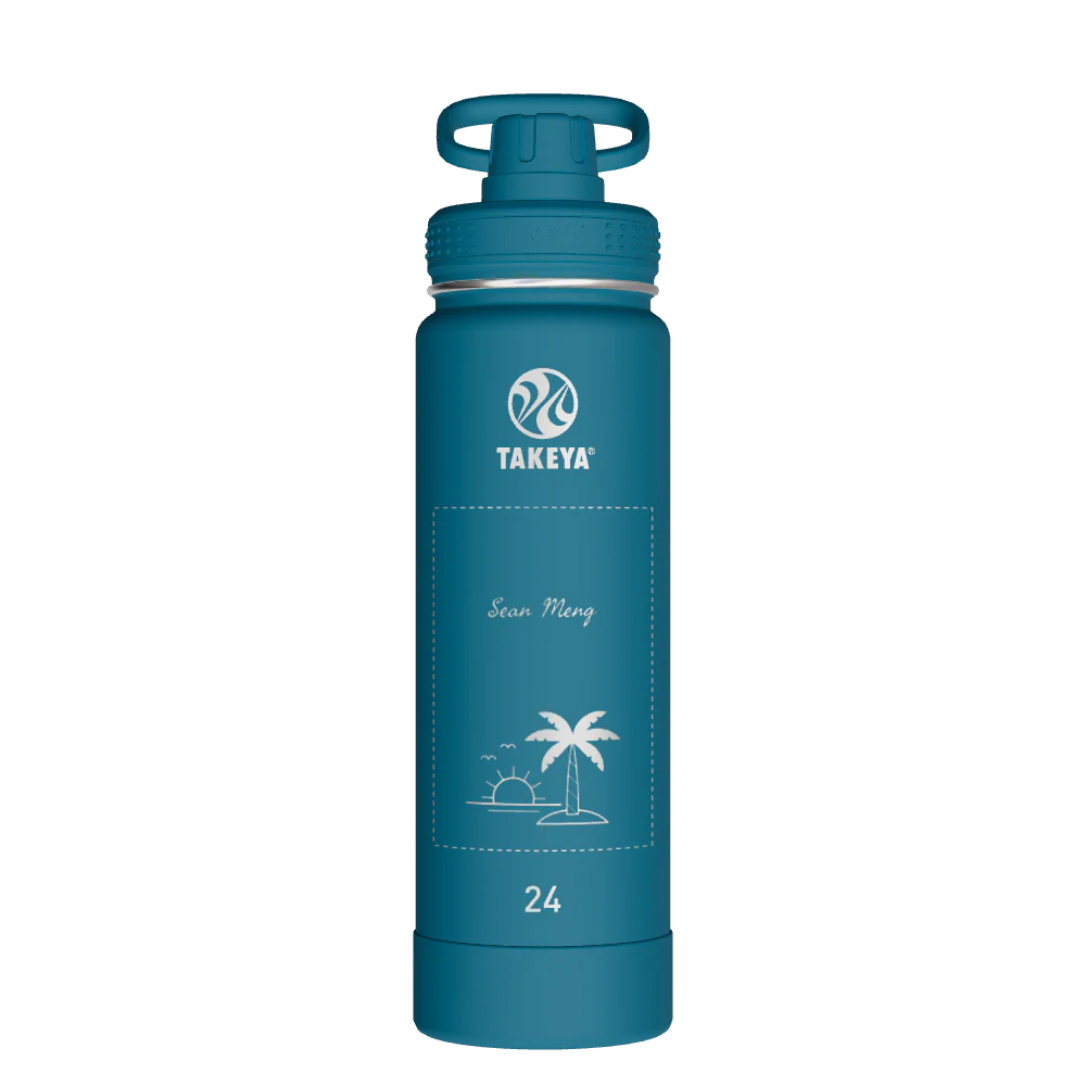 Actives Water Bottle With Spout Lid - customized