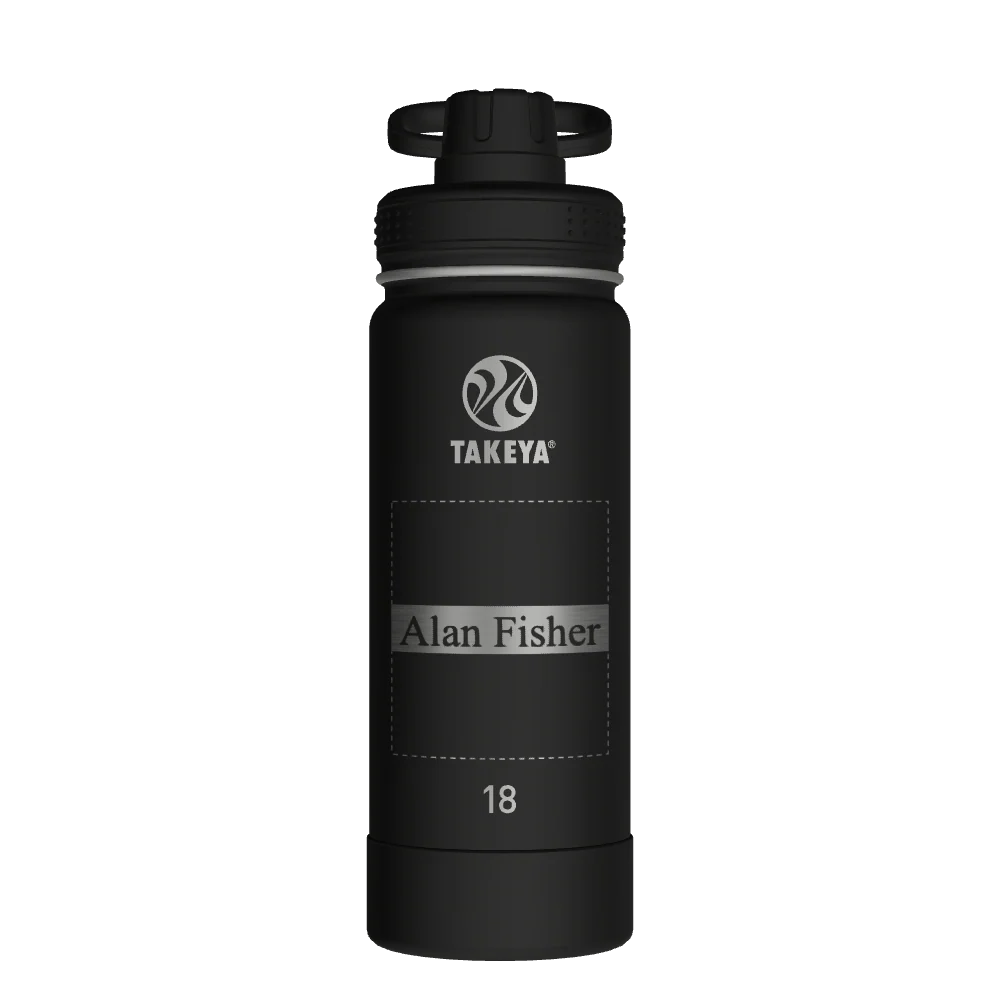 Actives Water Bottle With Spout Lid - customized