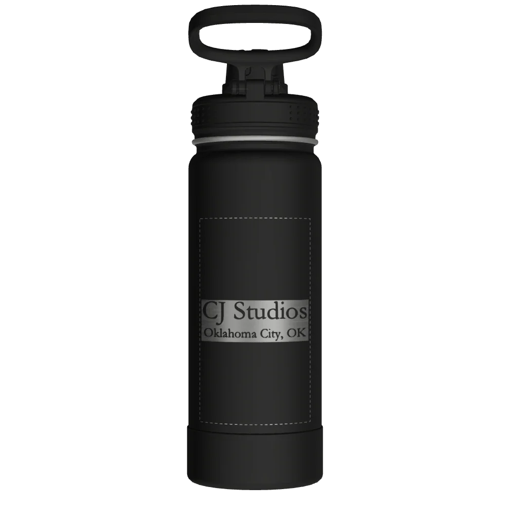 Actives Water Bottle With Spout Lid - customized - Image 2