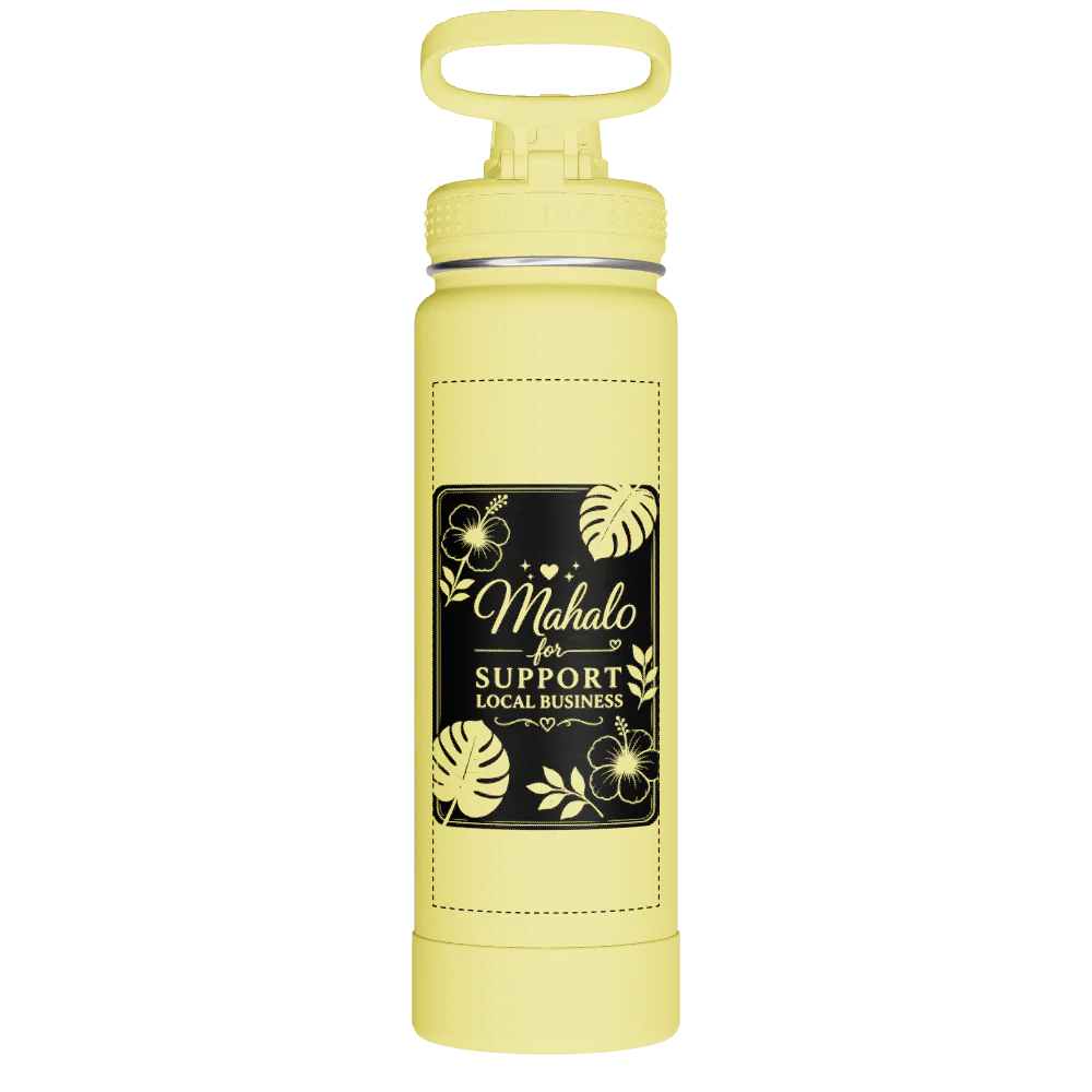 Actives Water Bottle With Spout Lid - customized - Image 2