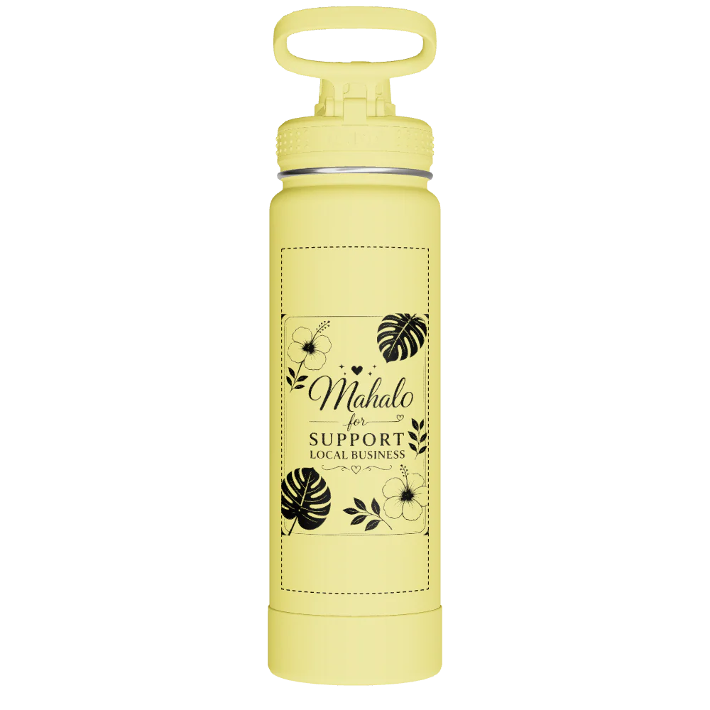 Actives Water Bottle With Spout Lid - customized - Image 2