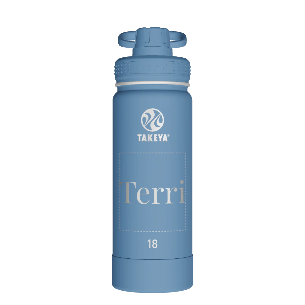 Actives Water Bottle With Spout Lid - customized