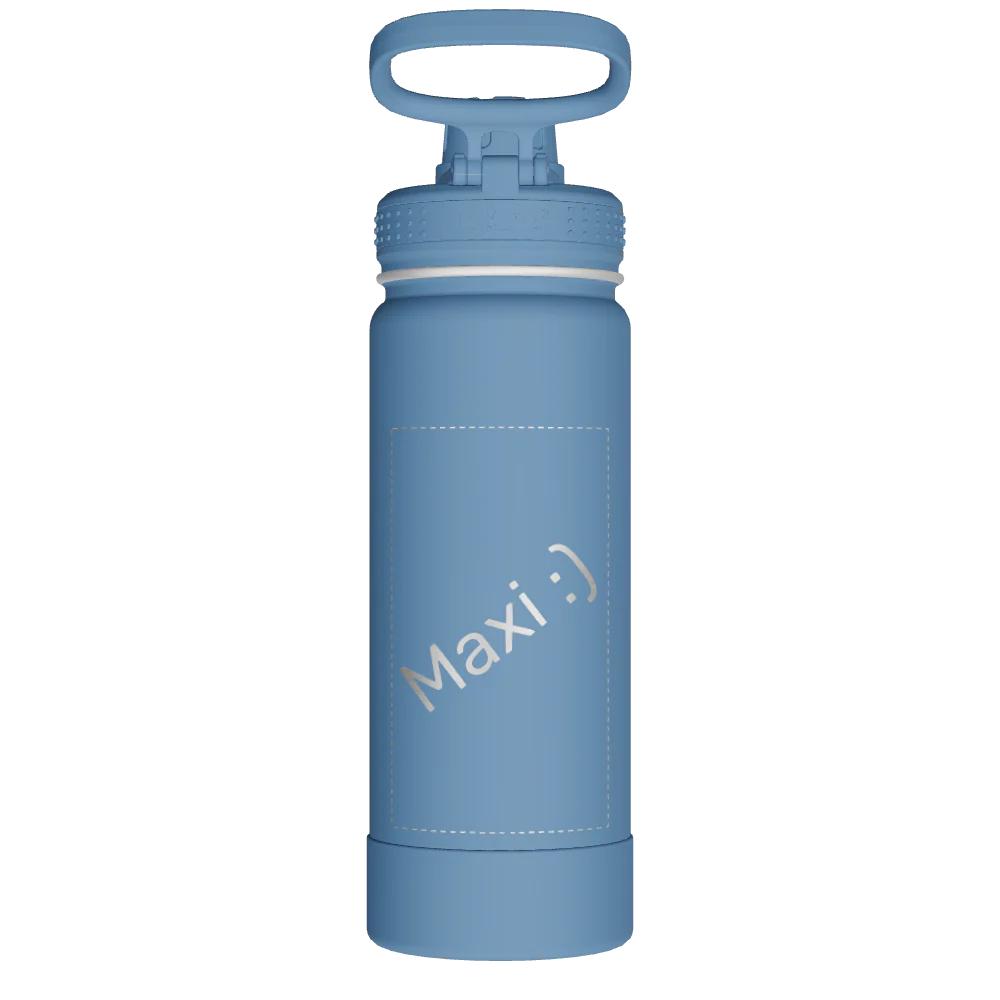 Actives Water Bottle With Spout Lid - customized - Image 2