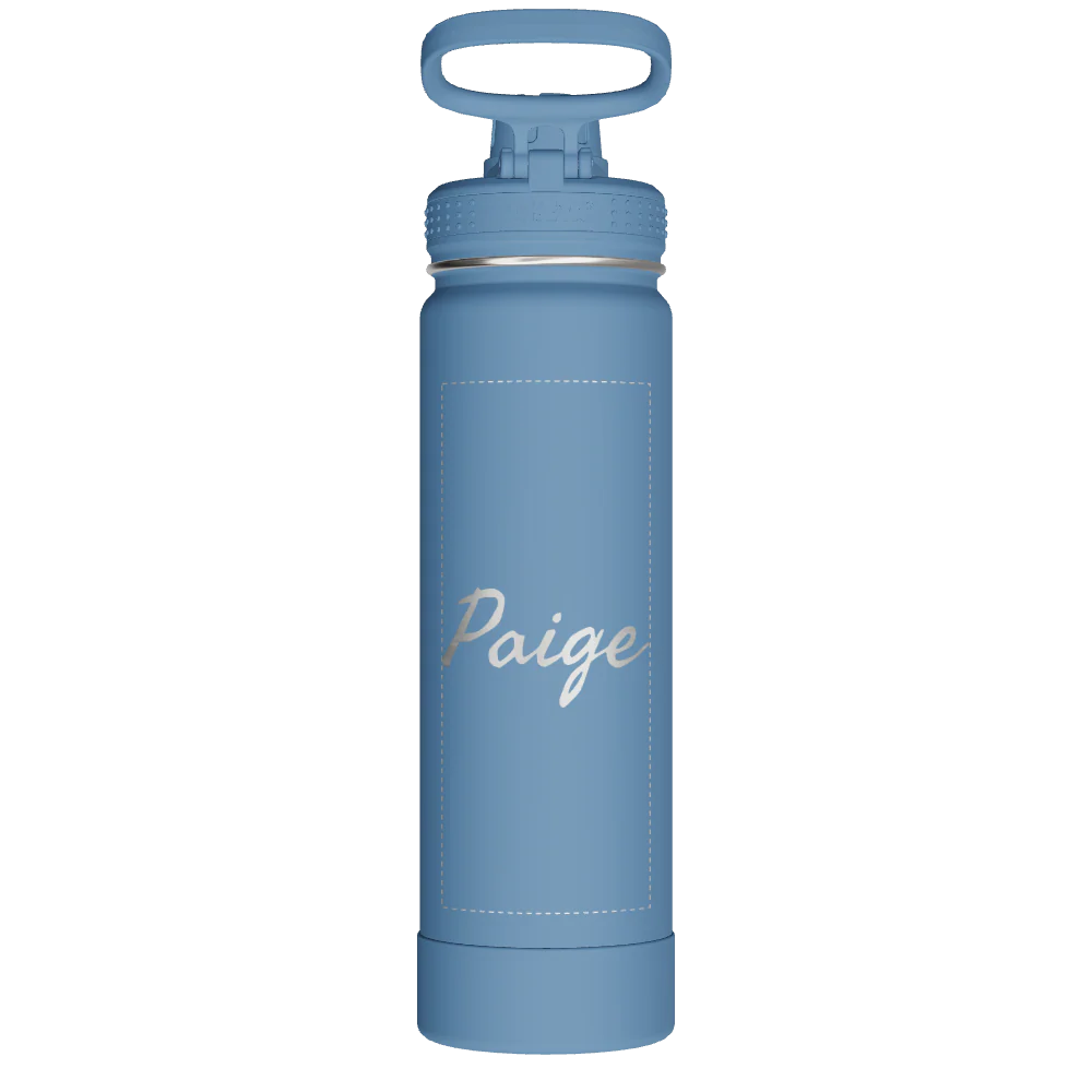 Actives Water Bottle With Spout Lid - customized - Image 2