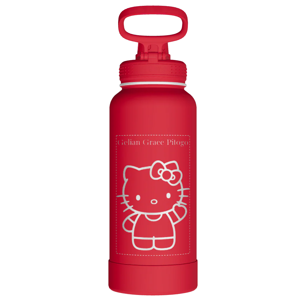 Actives Water Bottle With Spout Lid - customized - Image 2