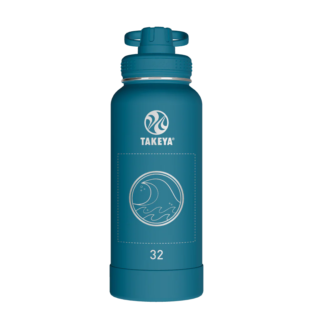 Actives Water Bottle With Spout Lid - customized