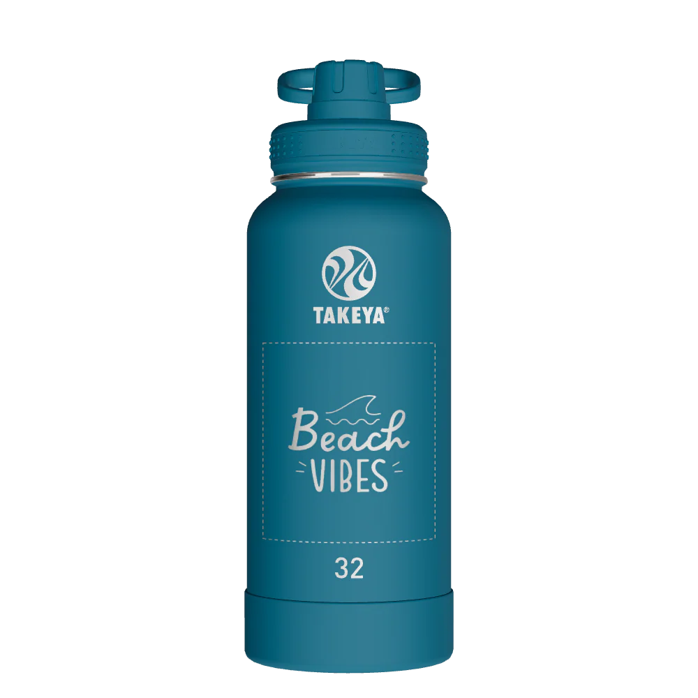 Actives Water Bottle With Spout Lid - customized